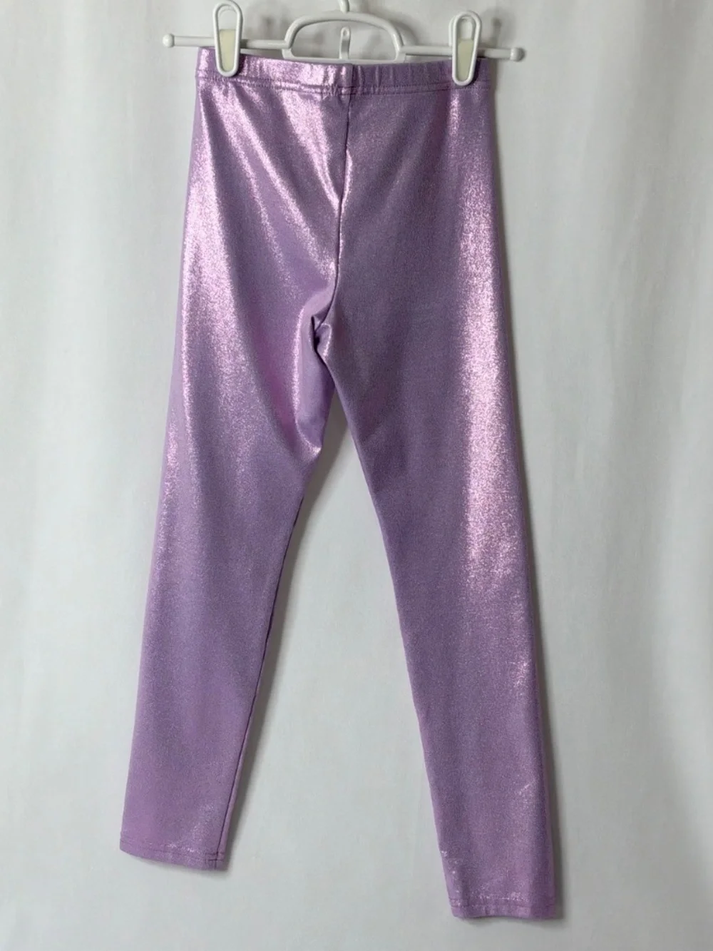Old Navy Girls Pants Purple Sparkle Leggings & High-Rise Jegging Size 8